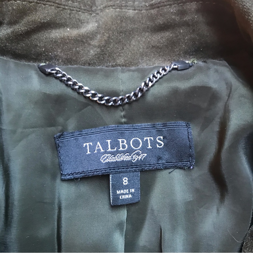 Talbots Velvet Double-Breasted Blazer, EUC, 8 - Picture 4 of 16